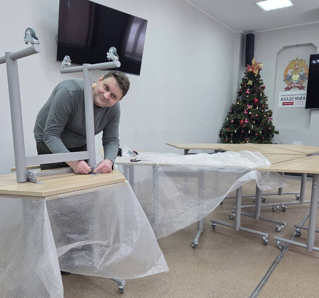 Улучшаем пространство Президентской академии